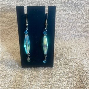 Elegant Blue Dangle Earrings